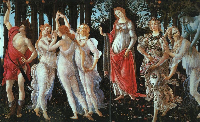 Sandro Botticelli Primavera oil painting image